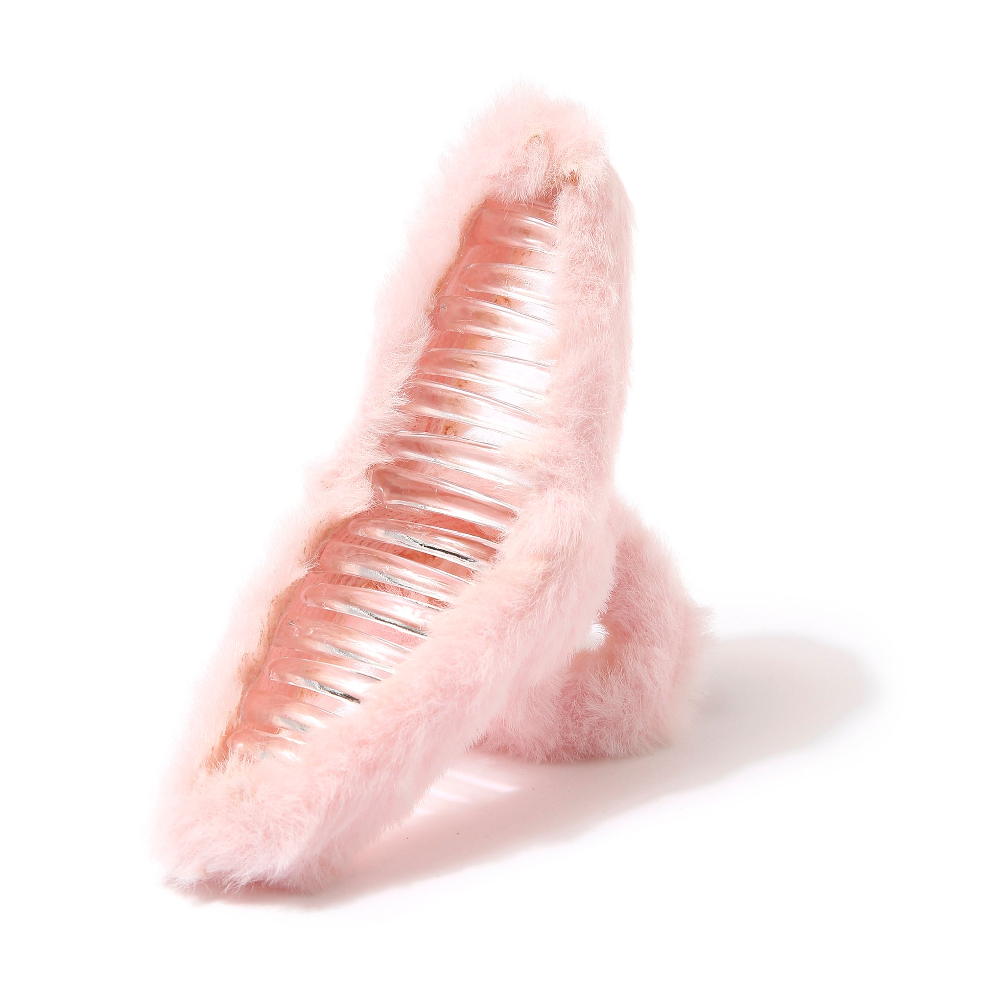 AMULYA’s Fuzzy Elegance - Pastel Peach