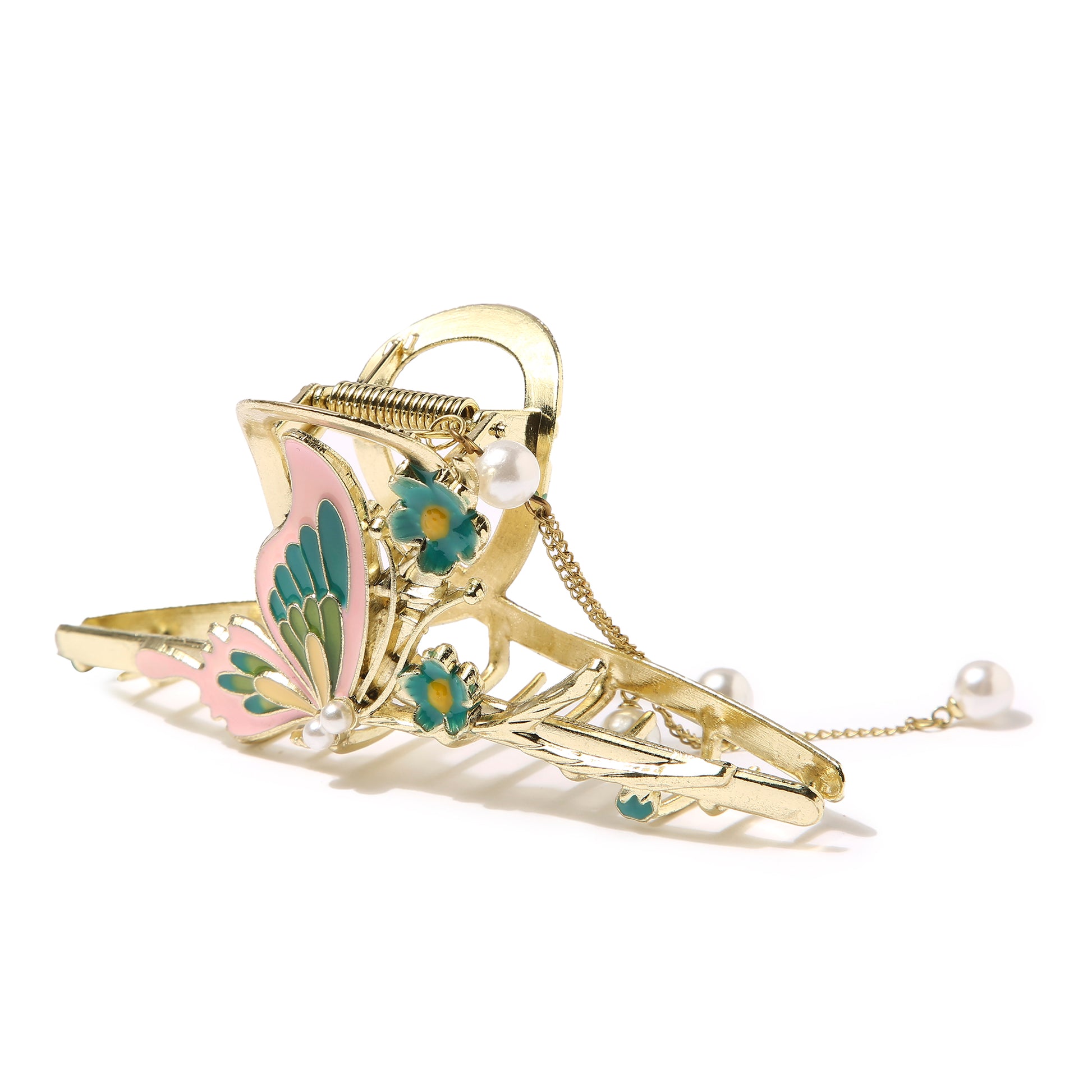 Butterfly Bloom Hair Clip - Pink
