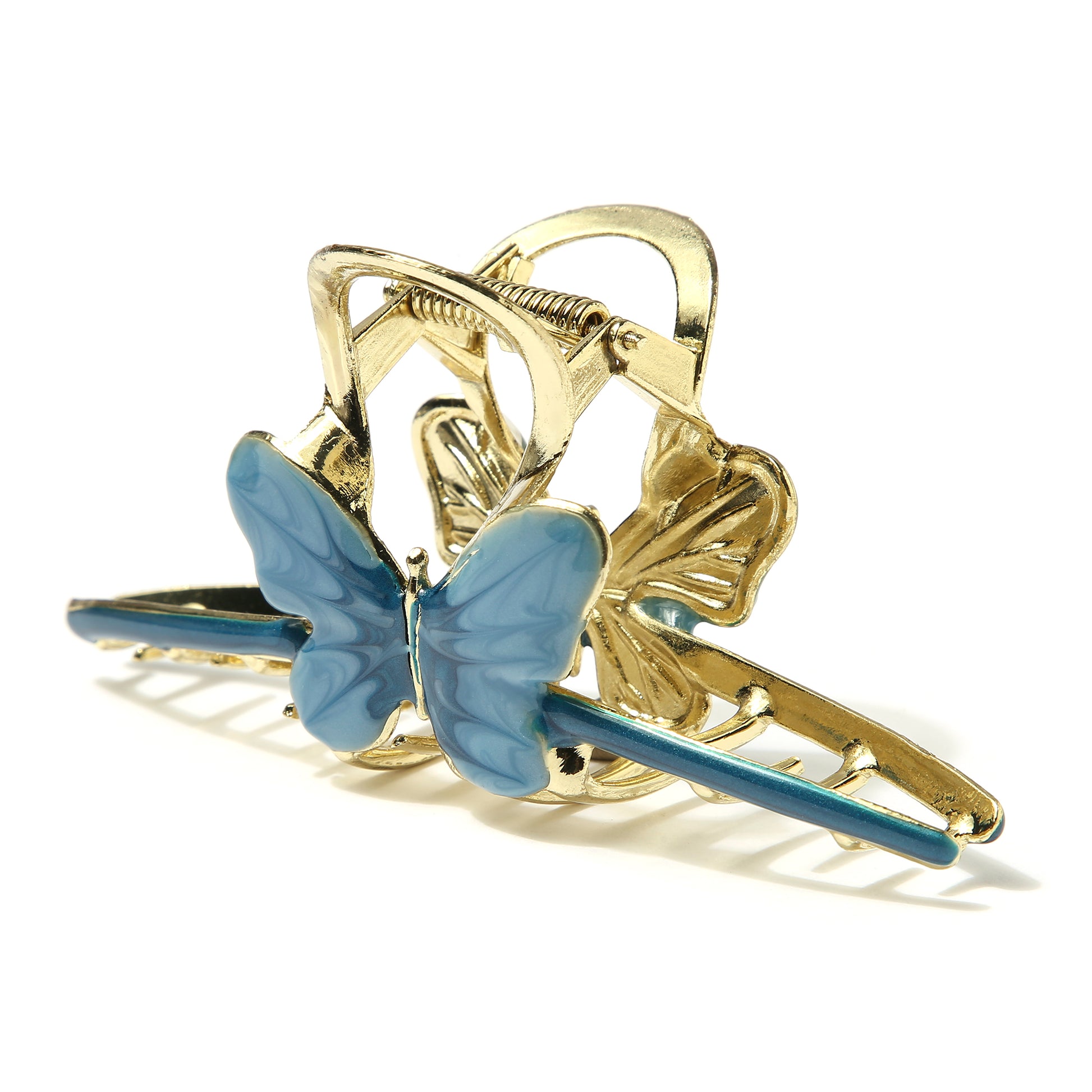 Whimsical Butterfly Hair Clip - Blue