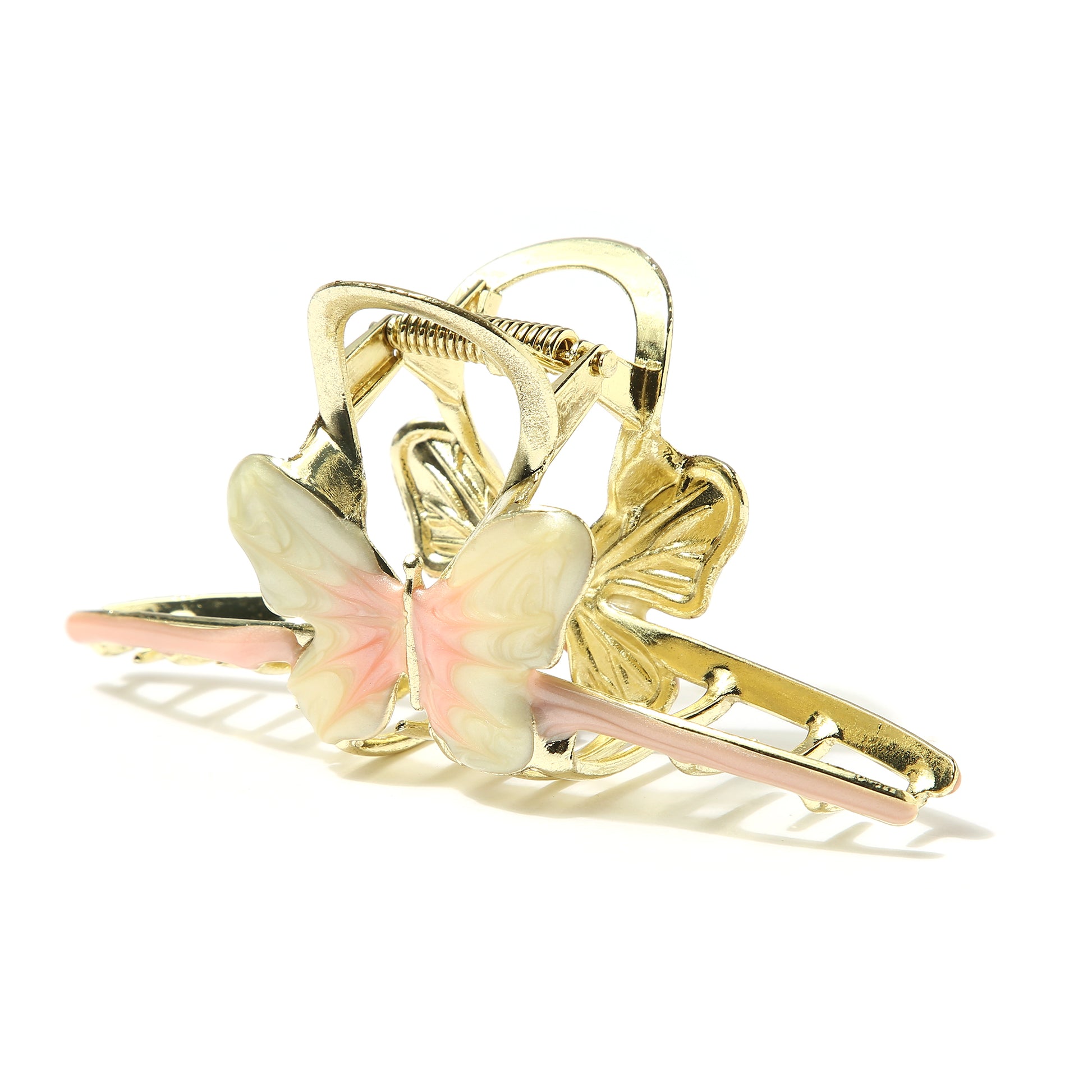 Whimsical Butterfly Hair Clip - Pink