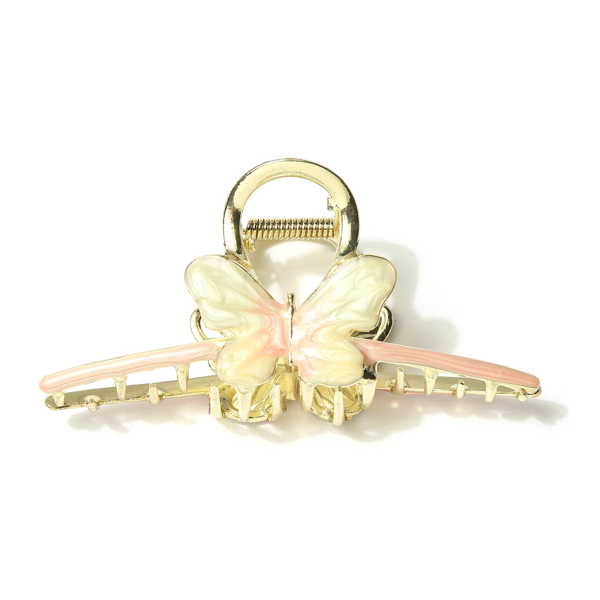 Whimsical Butterfly Hair Clip - Pink