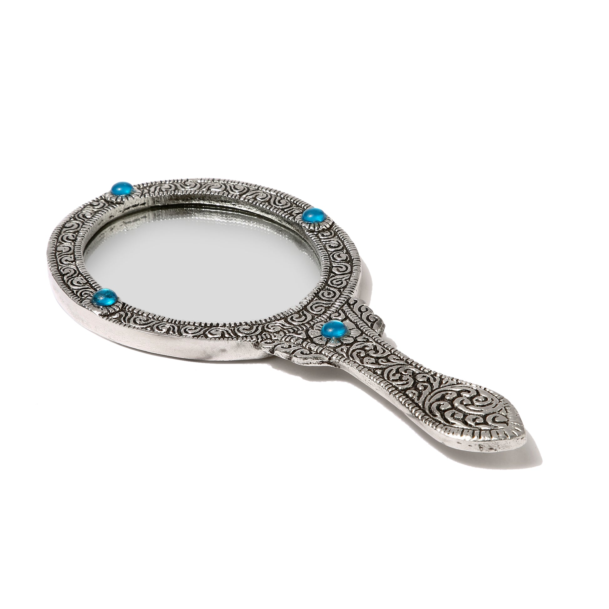 AMULYA’s Victorian Vista Metal Hand Mirror