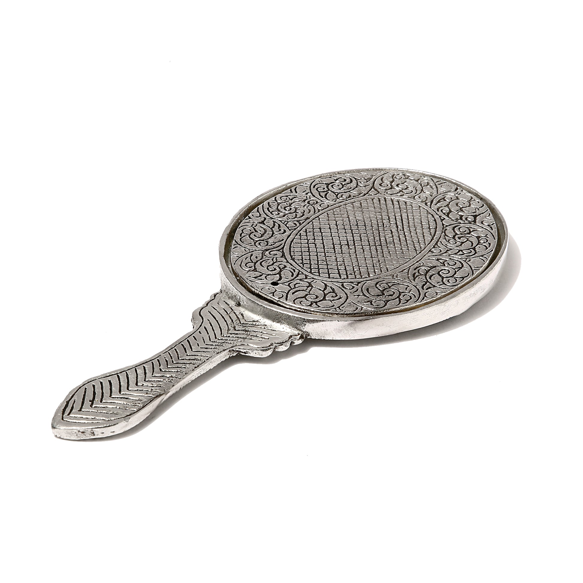 AMULYA’s Victorian Vista Metal Hand Mirror