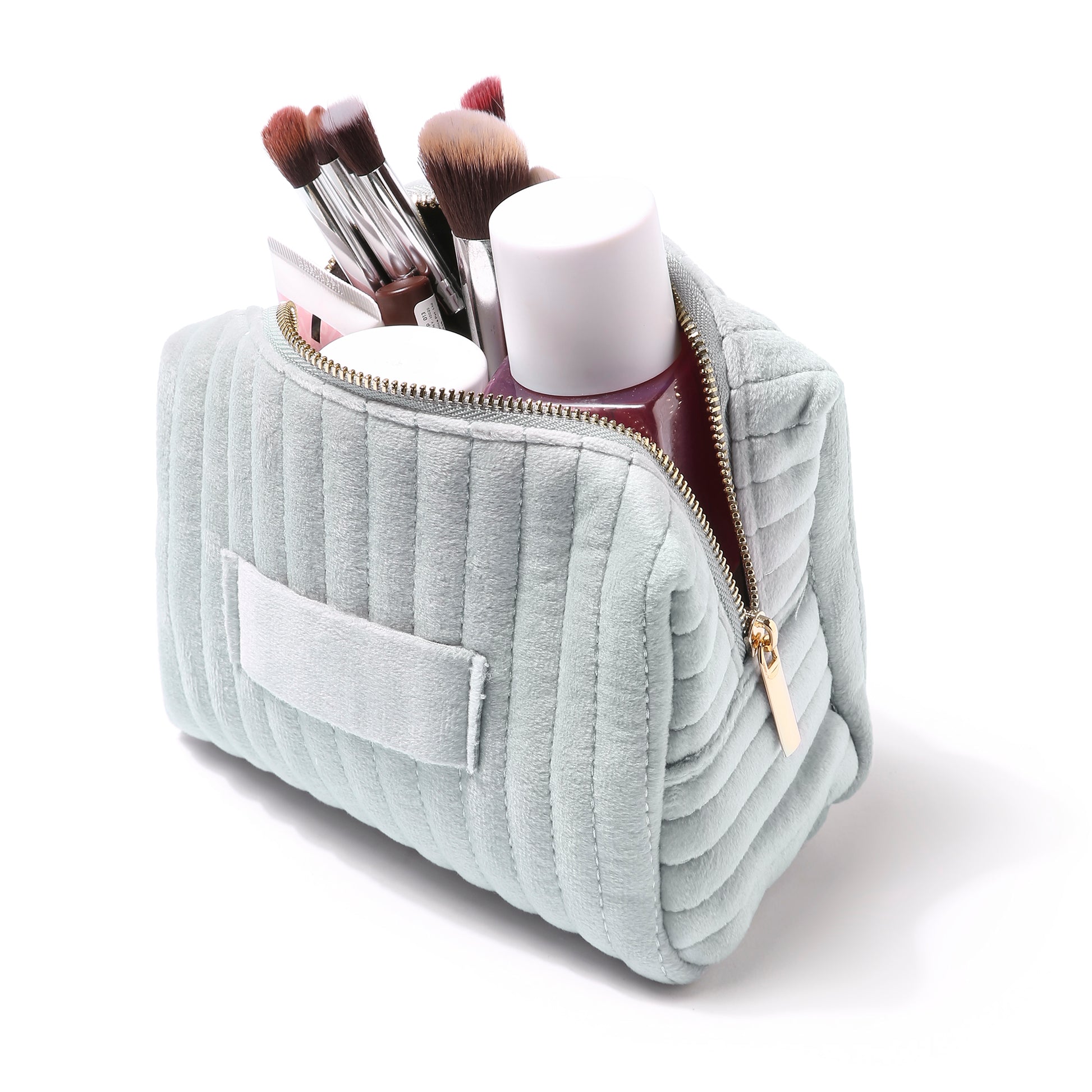 Luxe Velvet Organiser - Silver