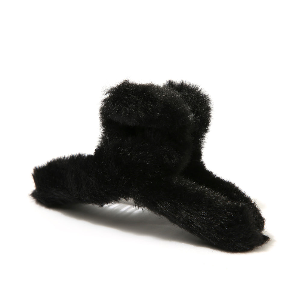 AMULYA’s Fuzzy Elegance - Black