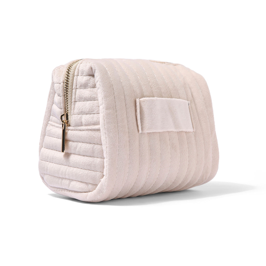 Luxe Velvet Organiser - Cream