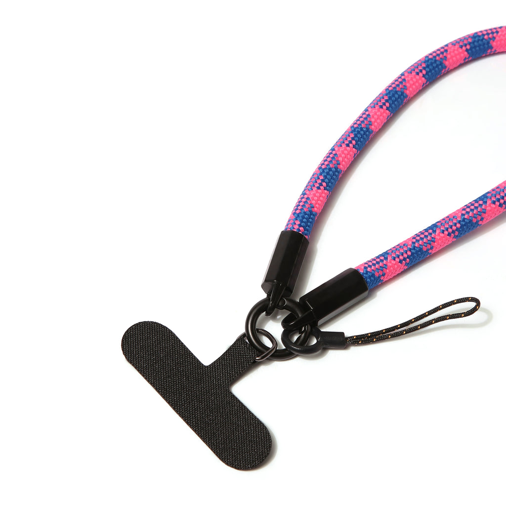 Universal Phone Wrist Lanyard - Blue & Hot Pink